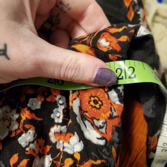 Floral Black Maxi Dress - Picture 11 of 14